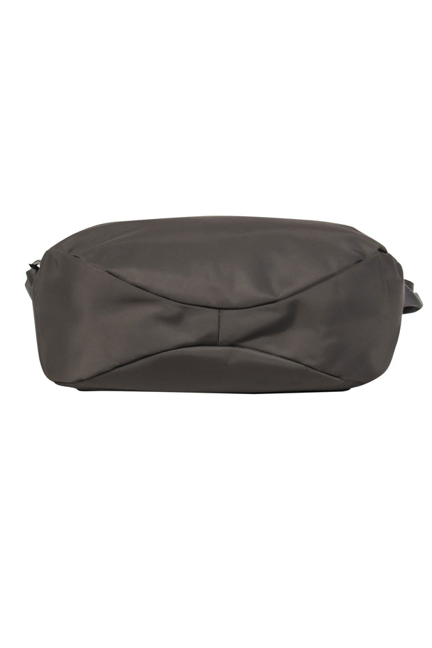 Current Boutique-Marc Jacobs - Slate Gray Nylon Flap Crossbody Bag