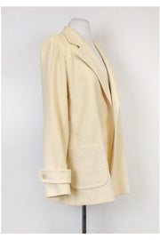 Current Boutique-Max Mara - Cream Wool Jacket Sz 10