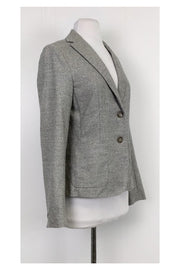 Current Boutique-Max Mara - Grey Wool Blend Blazer Sz 8
