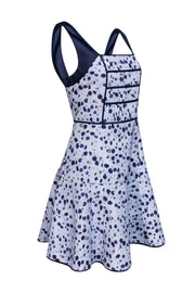 Current Boutique-McGinn - Lavender & Navy Sleeveless Dress Sz 10