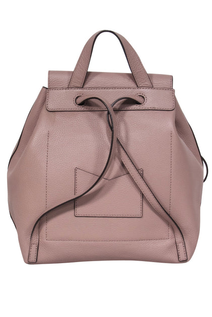 MICHAEL KORS: Michael backpack in textured leather - Pink