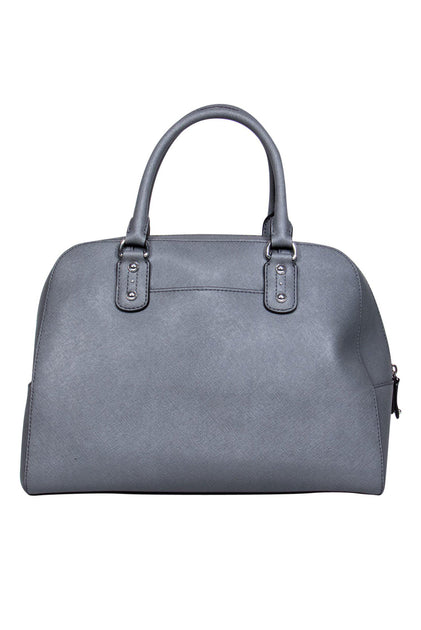 Michael Kors - Grey Leather Bowling-Style Bag