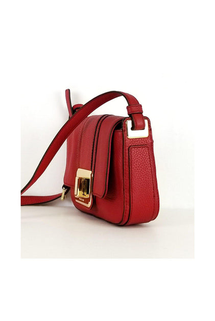Michael Kors - Red Leather Crossbody Bag – Current Boutique