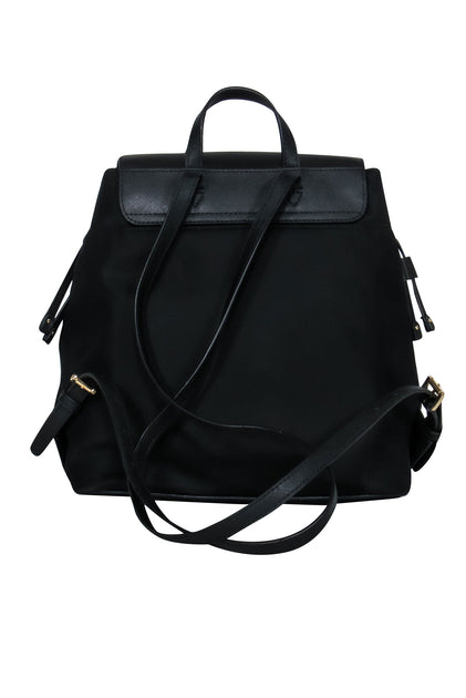 Michael Kors - Black Backpack purse – Current Boutique