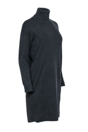 Current Boutique-Michael Michael Kors - Grey Knit Turtleneck Sweater Dress Sz M
