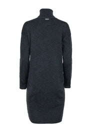 Current Boutique-Michael Michael Kors - Grey Knit Turtleneck Sweater Dress Sz M
