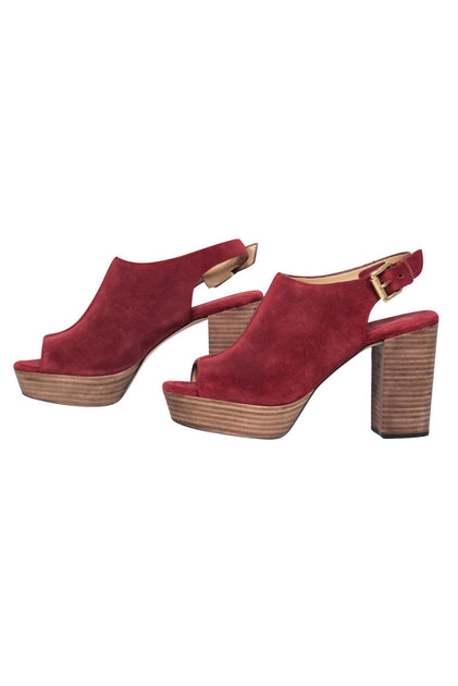 Michael kors 2025 oxblood shoes