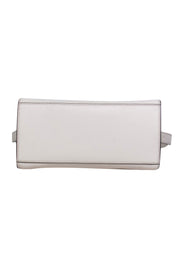 Current Boutique-Michael Michael Kors - White Structured Mini Tote w/ Shoulder Strap