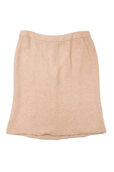 Current Boutique-Moschino - Blush Silk Blend Pencil Skirt Sz 10
