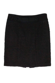 Current Boutique-Nanette Lepore - Black & Brown Pencil Skirt Sz 6