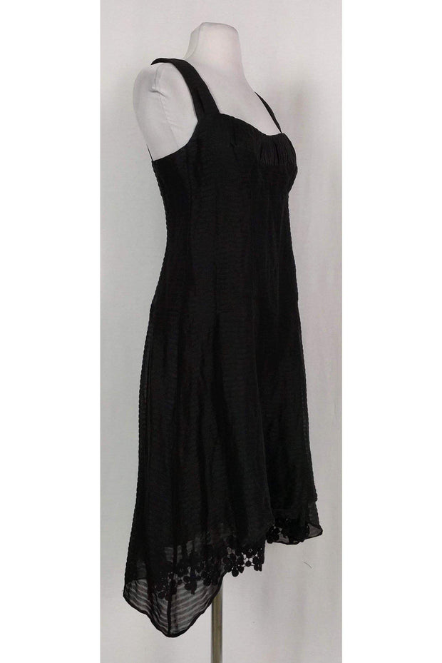Current Boutique-Nanette Lepore - Black Lace Trim Dress Sz 0