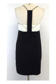 Current Boutique-Nicole Miller - Black & White Spaghetti Strap Dress Sz 4