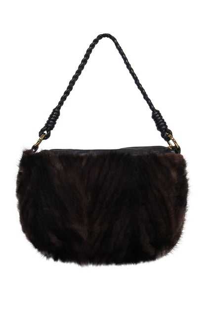 Furla Elisabeth Leather Hobo Bag in Natural