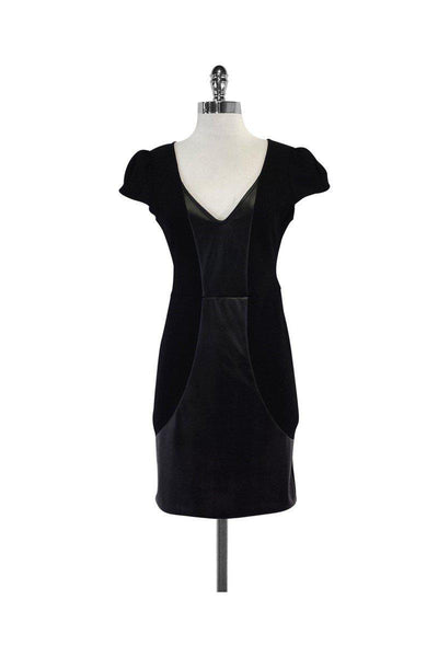 Current Boutique-Parker - Black Cap Sleeve Dress Sz S