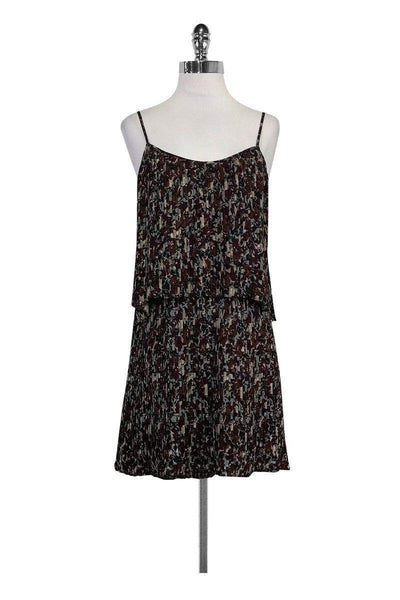 Current Boutique-Parker - Printed Pleated Dress Sz M