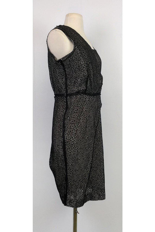 Current Boutique-Ports 1961 - Black & Grey Eyelet Dress Sz 10