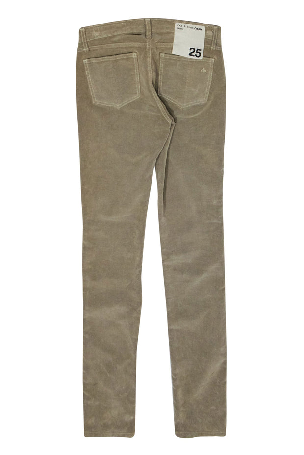 Current Boutique-Rag & Bone - Beige Corduroy Skinny Pants Sz 25