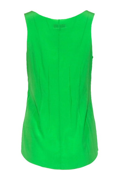 Rag & Bone - Lime Green Silk Scoop Neck Tank Sz S – Current Boutique