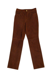 Current Boutique-Ralph Lauren - Brown Embossed Pants Sz 4