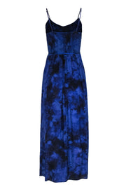 Current Boutique-Rebecca Taylor - Cobalt Tie-Dye Maxi Silk Dress w/ Pockets Sz 6