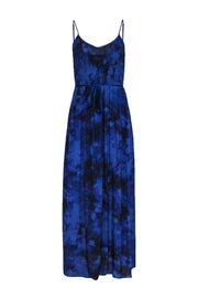 Current Boutique-Rebecca Taylor - Cobalt Tie-Dye Maxi Silk Dress w/ Pockets Sz 6