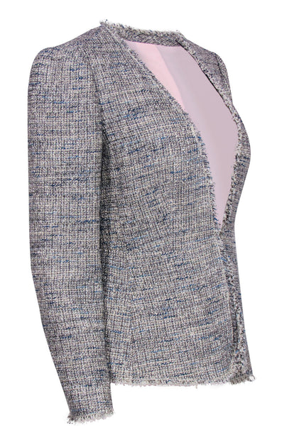 Rebecca outlet Taylor blue tweed jacket/blazer