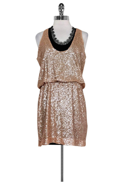 Current Boutique-Robert Rodriguez - Blush Pink Sequin Dress Sz 2