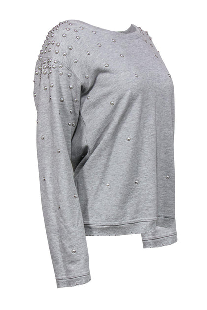 Gray Distressed Sweatshirt