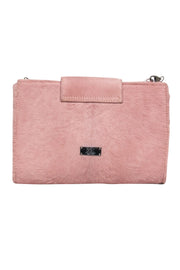 Current Boutique-SSY - Blush Pink Mini Purse w/ Silver Skull