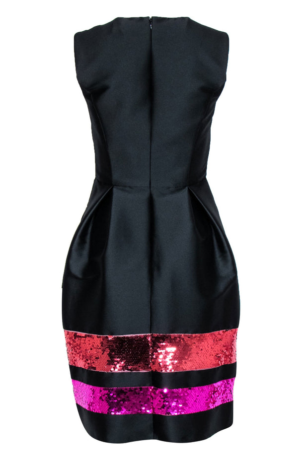 Current Boutique-Sachin & Babi - Black A-Line Sleeveless Party Dress w/ Sequin Detail Sz 2