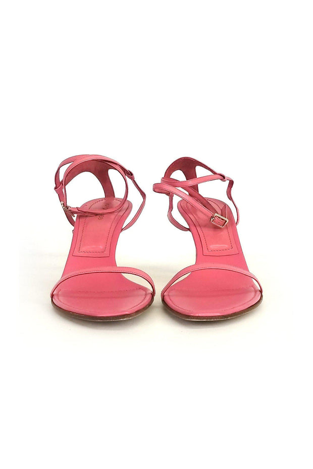 Current Boutique-Sergio Rossi - Pink Strappy Heels Sz 9.5