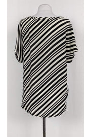 Current Boutique-Shoshanna - Black & White Striped Blouse Sz 4
