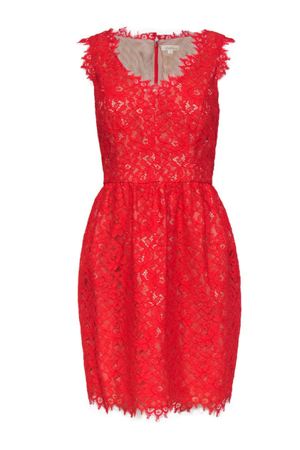 Shoshanna red clearance dress