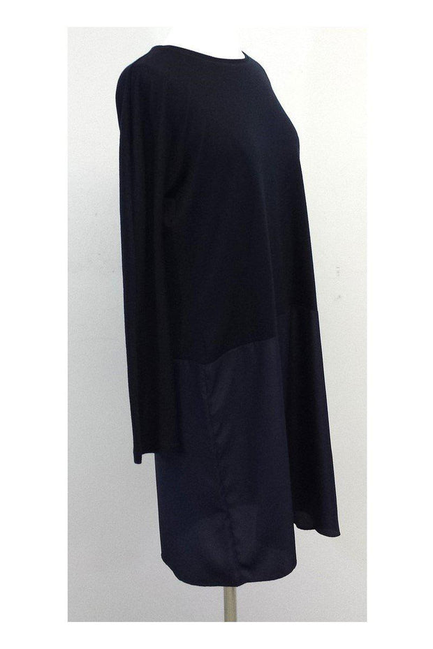 Current Boutique-Sportmax - Navy Wool Knit Dress Sz 14