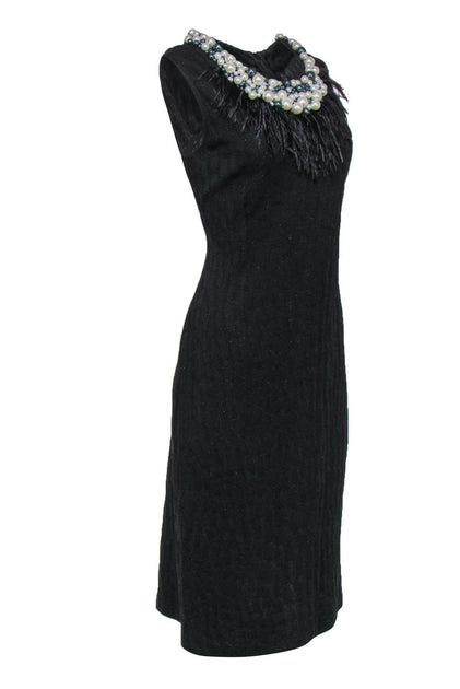 St. John Couture Black Sheath buy Dress