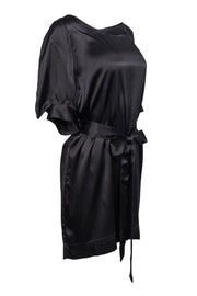 Current Boutique-Stella McCartney - Black Silk Dress w/ Polka Dots Sz 10
