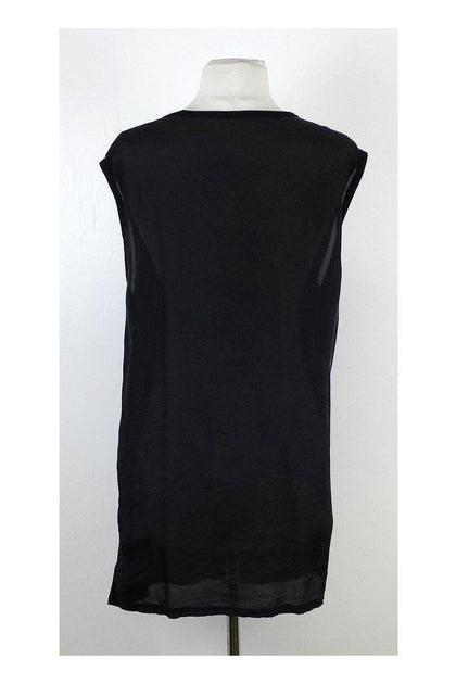 T by Alexander Wang - Black Sleeveless Sheer Back Top Sz XS – Current  Boutique
