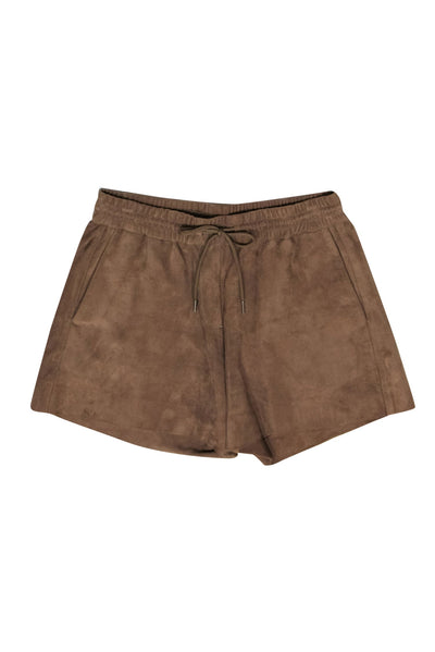 Current Boutique-Theory - Light Brown Suede Shorts Sz P