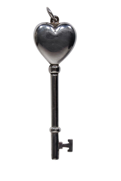 Current Boutique-Tiffany & Co. - Silver Heart Key Open Locket Pendant