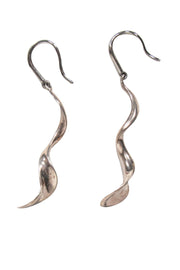 Current Boutique-Tiffany & Co. - Sterling Silver Spiral Orchid Hook Earrings