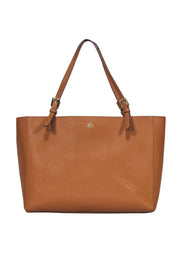 Current Boutique-Tory Burch - Brown Large Textured Tote Bag
