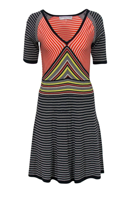 http://currentboutique.com/cdn/shop/products/Trina-Turk-Multi-Striped-Knit-Short-Sleeved-Flared-Dress-Sz-M_ad2e6a8b-883d-4e74-a9c0-57e6505cc4b0_1200x630.jpg?v=1630062318