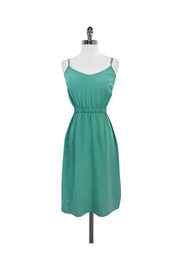 Current Boutique-Twelfth Street by Cynthia Vincent - Turquoise Silk Dress Sz S