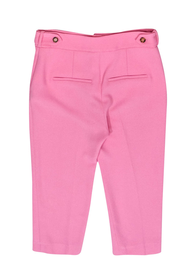Current Boutique-Veronica Beard - Bubblegum Pink "Gamila" Cropped Trouser Sz 10