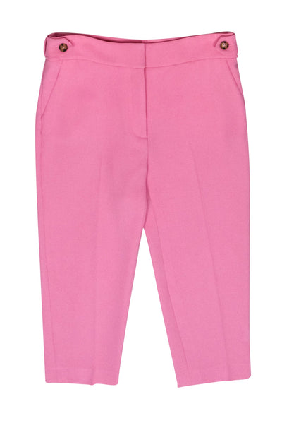 Current Boutique-Veronica Beard - Bubblegum Pink "Gamila" Cropped Trouser Sz 10