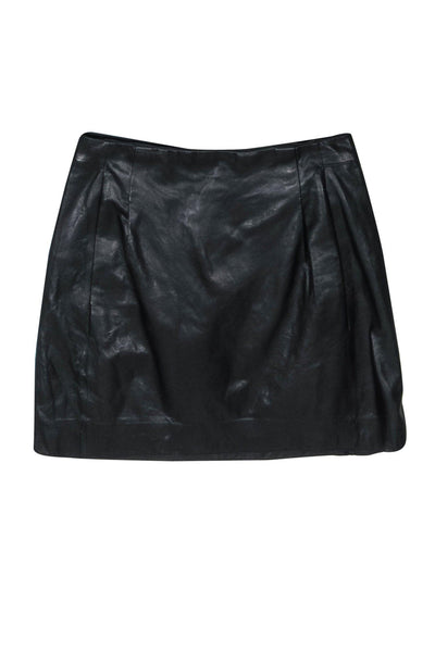 Current Boutique-Vince - Black Leather Miniskirt Sz 2