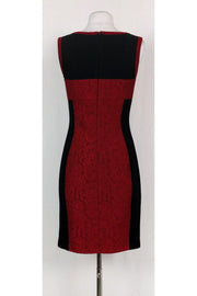 Current Boutique-Yoana Baraschi - Red & Black Lace Cocktail Dress Sz 2