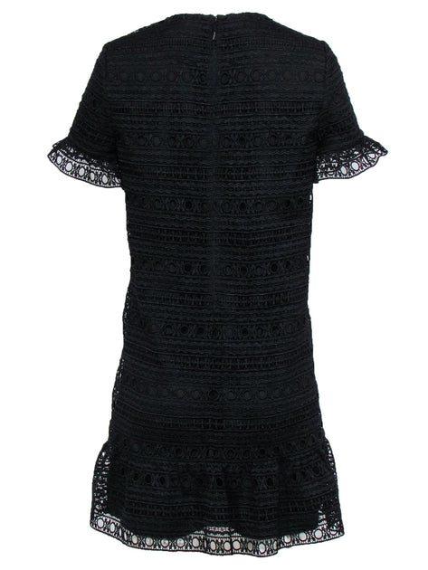 Kate Spade Mixed Lace Shift Dress, Black