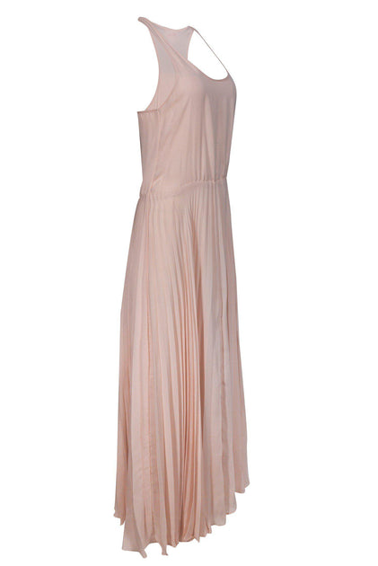 parker pleated maxi dress Parker Black Women's Multicolor Beatrix Pleated Chiffon Maxi Dress. Size 6