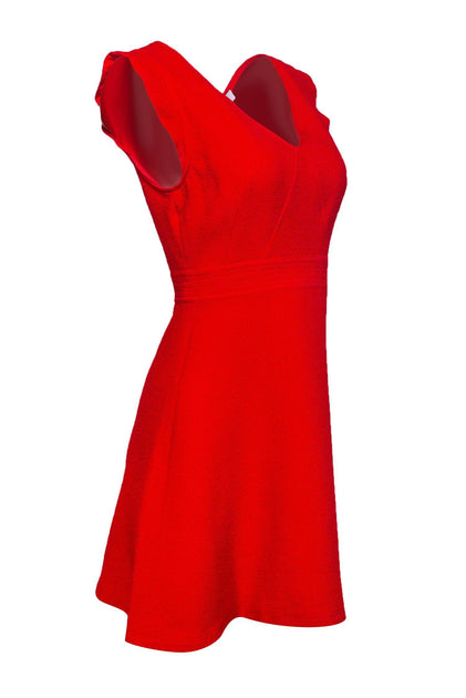 Sandro - Red Fit & Flare Dress Sz S Sandro - Red Fit & Flare Dress Sz S